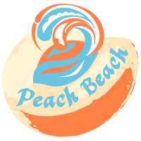 Peach Beach Logo 70s