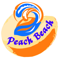 Peach Beach Logo Bright